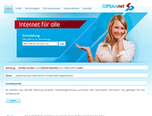 Tablet Screenshot of complusnet.de